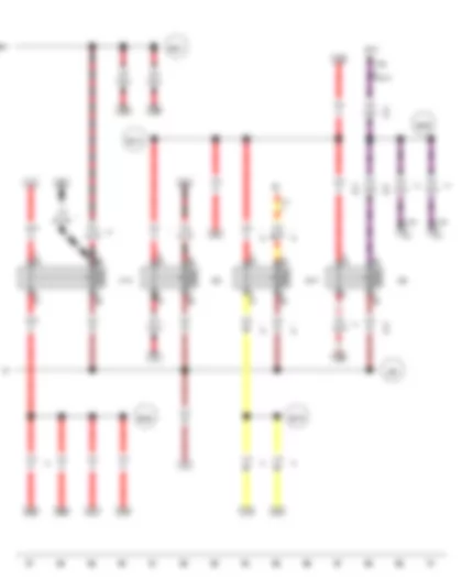 Wiring Diagram  VW AMAROK 2014 - Headlight relay - Starter motor relay - Terminal 58b relief relay - Voltage supply relay 2