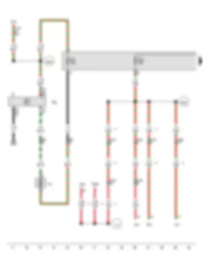 Wiring Diagram  VW AMAROK 2014 - Fuse 1 on fuse holder C - Fuse 2 on fuse holder C