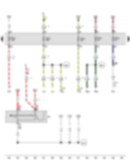 Wiring Diagram  VW AMAROK 2014 - Fuse 29 on fuse holder C - Fuse 30 on fuse holder C - Fuse 35 on fuse holder C - Fuse 36 on fuse holder C