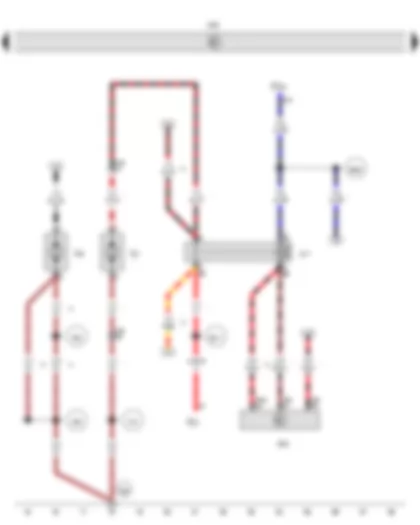 Wiring Diagram  VW AMAROK 2015 - Climatronic control unit - Terminal 30 voltage supply relay - Fuse 4 on fuse holder C - Fuse 23 on fuse holder C - Continued coolant circulation pump - Circulation pump