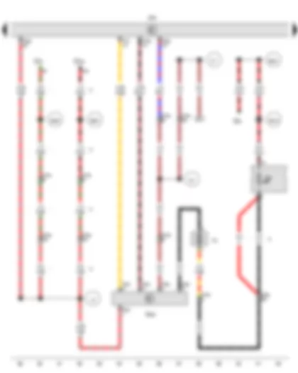 Wiring Diagram  VW AMAROK 2015 - Sender for front Bitron blower regulation - Climatronic control unit - Fuse 2 on fuse holder C - Fuse 53 on fuse holder C - Fresh air blower fuse 1 - Fresh air blower