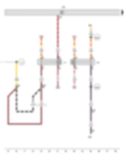 Wiring Diagram  VW AMAROK 2015 - Fuel delivery unit - Fresh air blower relay - Electric fuel pump 2 relay - Auxiliary heater control unit - Fuse 2 on fuse holder B