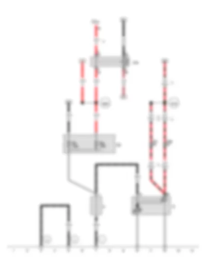 Wiring Diagram  VW AMAROK 2014 - Battery - Starter - Terminal 15 voltage supply relay - Fuse holder A