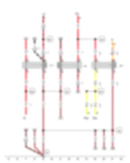 Wiring Diagram  VW AMAROK 2014 - Starter motor relay - Terminal 58b relief relay - Voltage supply relay 2