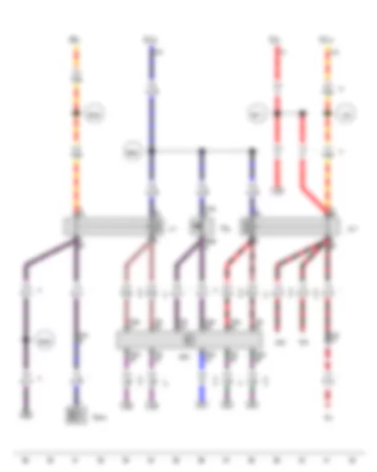 Wiring Diagram  VW AMAROK 2014 - Clutch pedal switch - Fuel pump relay - Terminal 30 voltage supply relay - Engine control unit