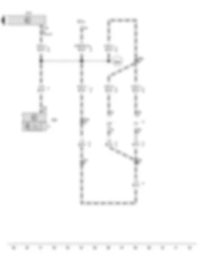 Wiring Diagram  VW AMAROK 2016 - Onboard supply control unit - Rear fog light warning lamp - Rear left fog light bulb