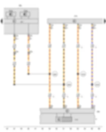 Wiring Diagram  VW AMAROK 2015 - Onboard supply control unit - Dash panel insert - Gearbox