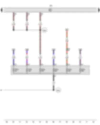 Wiring Diagram  VW AMAROK 2015 - Engine control unit - Fuse 23 on fuse holder C - Fuse 24 on fuse holder C