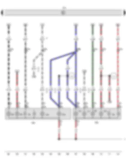 Wiring Diagram  VW AMAROK 2015 - Onboard supply control unit - Left tail light - Right tail light