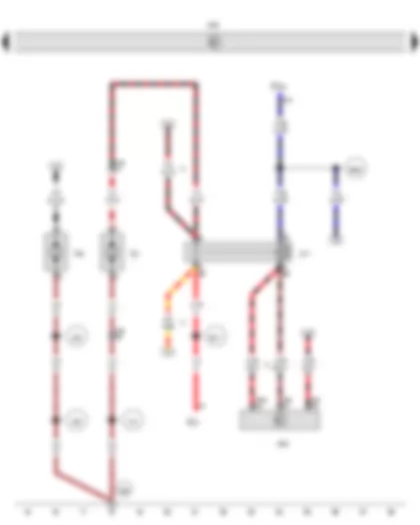 Wiring Diagram  VW AMAROK 2016 - Climatronic control unit - Terminal 30 voltage supply relay - Fuse 4 on fuse holder C - Fuse 23 on fuse holder C - Continued coolant circulation pump - Circulation pump