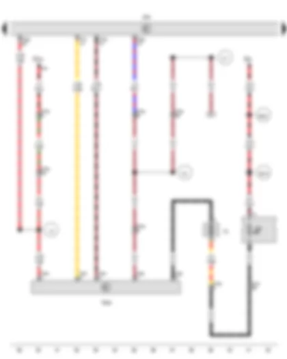 Wiring Diagram  VW AMAROK 2016 - Sender for front Bitron blower regulation - Climatronic control unit - Fuse 53 on fuse holder C - Fresh air blower fuse 1 - Fresh air blower