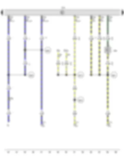 Wiring Diagram  VW AMAROK 2015 - Reversing light switch - Alarm system relay 1 - Onboard supply control unit