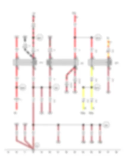 Wiring Diagram  VW AMAROK 2015 - Starter motor relay - Terminal 58b relief relay - Voltage supply relay 2
