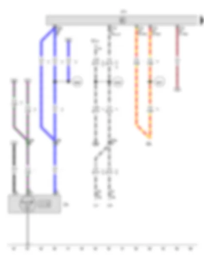 Wiring Diagram  VW AMAROK 2015 - Alternator with voltage regulator - Fuse 4 on fuse holder B - Fuse 19 on fuse holder C