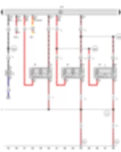 Wiring Diagram  VW AMAROK 2015 - Brake light switch - Front interior light - Centre interior light