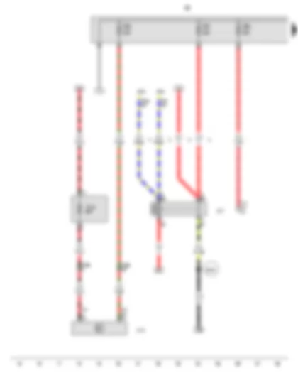 Wiring Diagram  VW AMAROK 2015 - Main relay - Fuse holder B - ABS control unit fuse 1