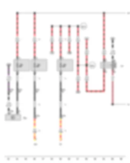 Wiring Diagram  VW AMAROK 2015 - Current supply relay - Fresh air blower fuse 1