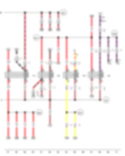 Wiring Diagram  VW AMAROK 2015 - Headlight relay - Starter motor relay - Terminal 58b relief relay - Voltage supply relay 2