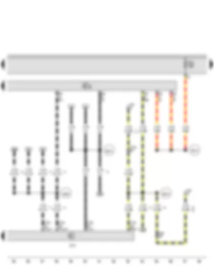 Wiring Diagram  VW AMAROK 2015 - Ignition/starter switch - Fuse 3 on fuse holder C
