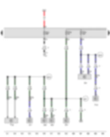 Wiring Diagram  VW AMAROK 2015 - Fuse 37 on fuse holder C - Fuse 38 on fuse holder C - Fuse 39 on fuse holder C