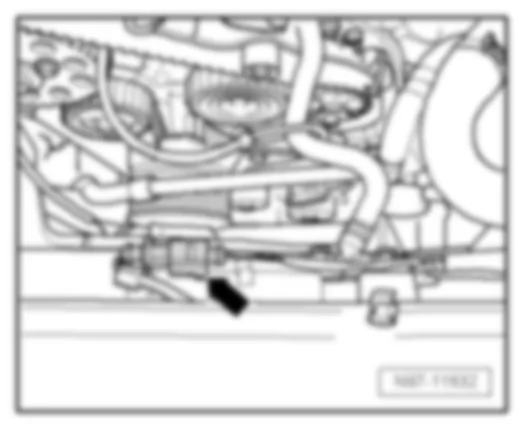 VW AMAROK 2013 Centre station in front right of engine compartment, near air filter box