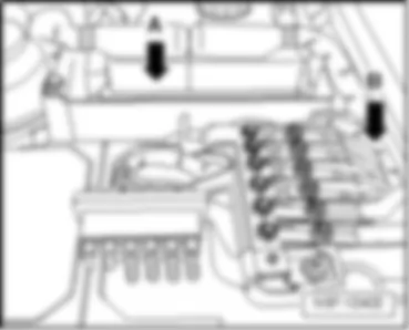 VW AMAROK 2015 Coupling station in​ engine​ compart., left, near the battery