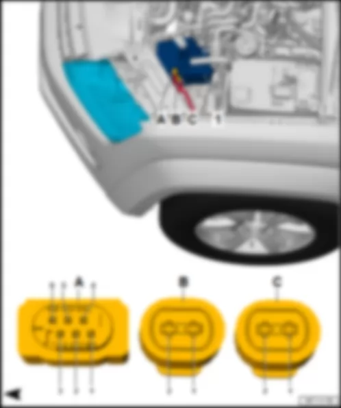 VW AMAROK 2015 Auxiliary heater control unit J364