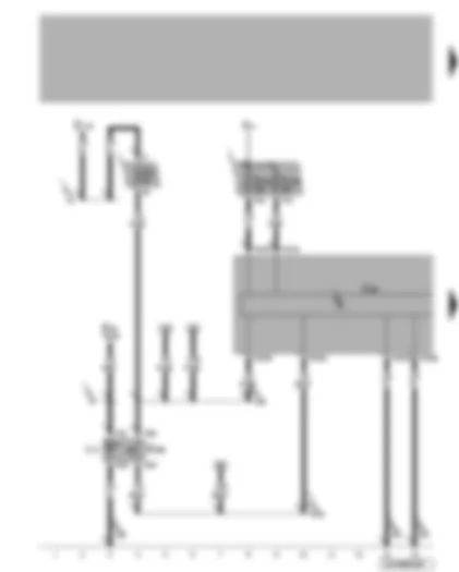 Wiring Diagram  VW BORA 1999 - ABS/ABS control unit with EDL/TCS/ESP - TCS and ESP button
