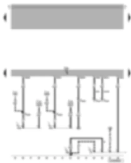 Wiring Diagram  VW BORA 2002 - Motronic control unit