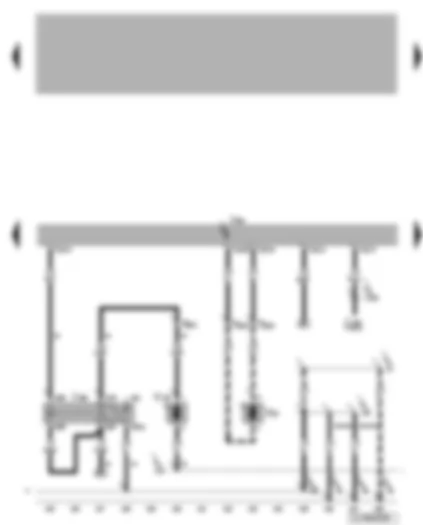 Wiring Diagram  VW BORA 2000 - Convenience system central control unit - rear lid central locking motor - rear lid remote release relay - rear lid release motor