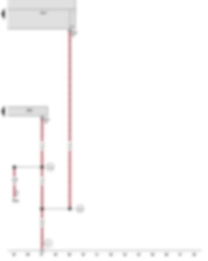 Wiring Diagram  VW BORA 2010 - Climatronic control unit - Onboard supply control unit