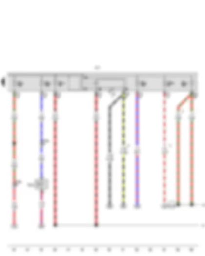 Wiring Diagram  VW BORA 2009 - Main relay - Magnetic clutch for supercharger