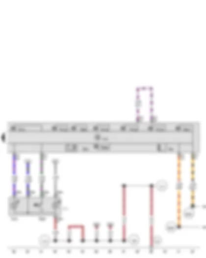 Wiring Diagram  VW BORA 2008 - TCS and ESP button - ABS control unit