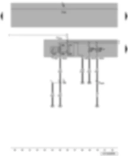 Электросхемa  VW BORA 2010 - Реле электропитания Motronic