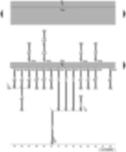 Электросхемa  VW BORA 2010 - Блок управления двигателя