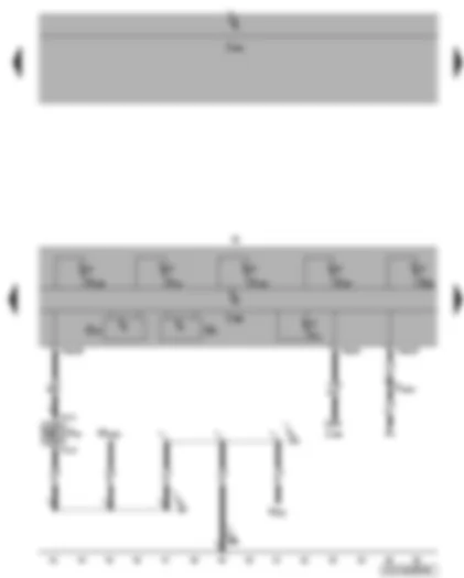 Электросхемa  VW BORA 2010 - Датчик давления масла - датчик предупреждения о недостаточном уровне тормозной жидкости - тахометр - спидометр - блок управления комбинации приборов - блок управления бортовой сети