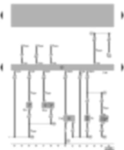 Wiring Diagram  VW BORA 1999 - Climatronic control unit - ambient temperature sensor - fresh air blower - fresh air blower control unit - sunlight penetration photo sensor