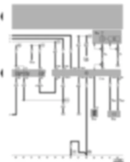 Wiring Diagram  VW BORA 1999 - Operatig electrions control unit - aerial - microphone