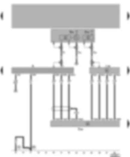 Wiring Diagram  VW BORA 1999 - Radio - telematics control unit - telematics operating unit