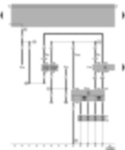 Wiring Diagram  VW BORA 1999 - 4AV injection system control unit - ignition system