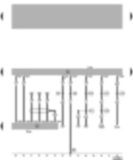 Wiring Diagram  VW BORA 2000 - Telematics control unit - telematics operating unit