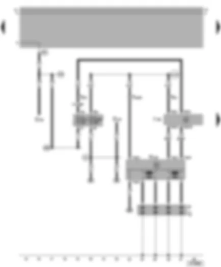 Wiring Diagram  VW BORA 1998 - Simos control unit - ignition system