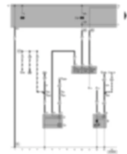 Wiring Diagram  VW BORA 1998 - Alternator - starter