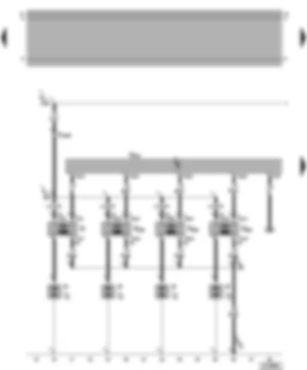Wiring Diagram  VW BORA 1998 - Ignition system