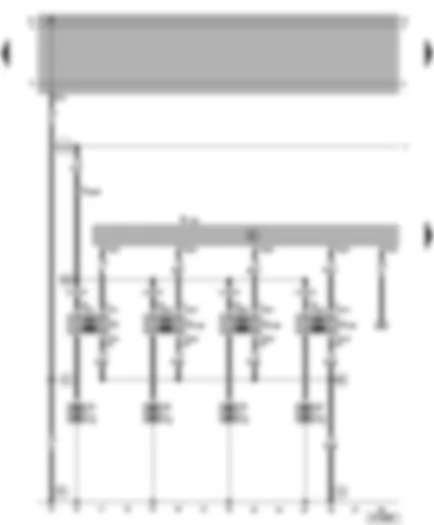 Wiring Diagram  VW BORA 2001 - Ignition system