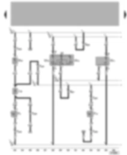 Wiring Diagram  VW BORA 2000 - Front interior light - reading light - left door warning lamp - driver door contact switch - rear left door contact switch