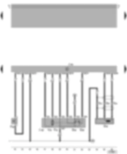 Wiring Diagram  VW BORA 2003 - Simos control unit - throttle vale control part - engine speed sensor - power steering pressure switch