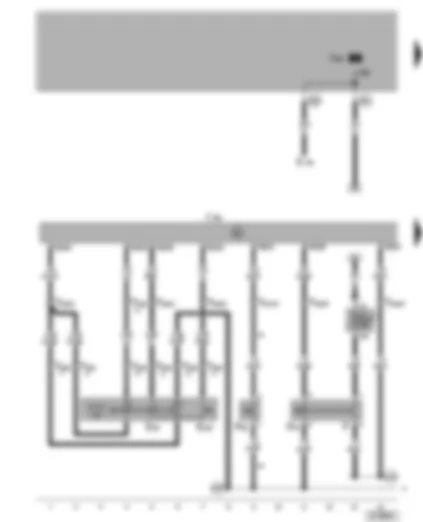 Wiring Diagram  VW BORA 2005 - Simos control unit - cruise control system switch - clutch pedal switch - cruise control system brake pedal switch - brake light switch