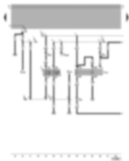 Wiring Diagram  VW BORA 2000 - Motronic current supply relay