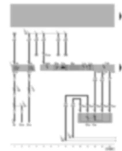 Wiring Diagram  VW BORA 2005 - Climatronic control unit - temperature flap control motor